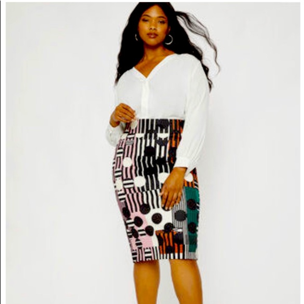 Eloquii - NWT Neoprene pencil skirt